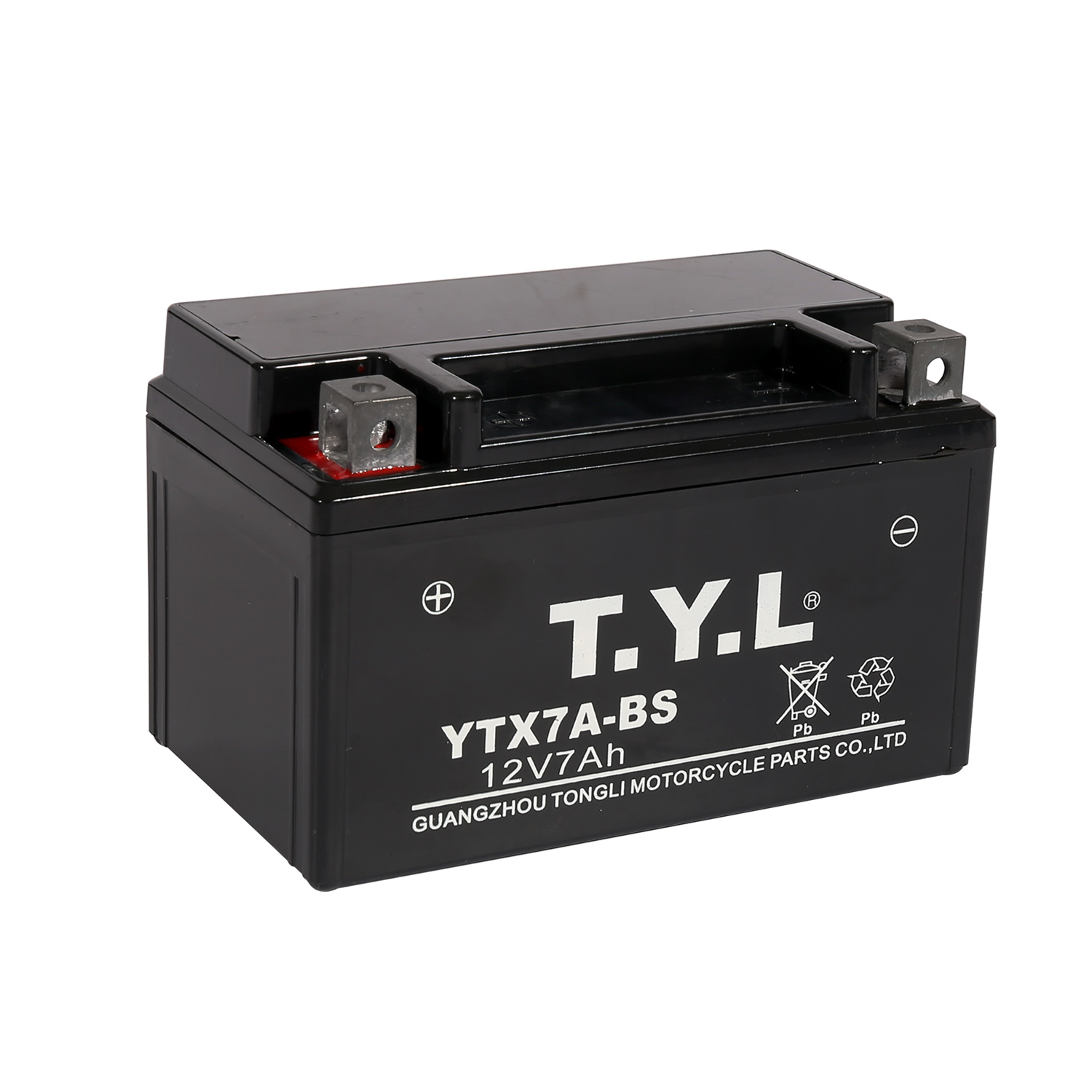 YTX7A-BS Vedlikeholdsfritt Enkelt å installere motorsykkelbatteri med logo